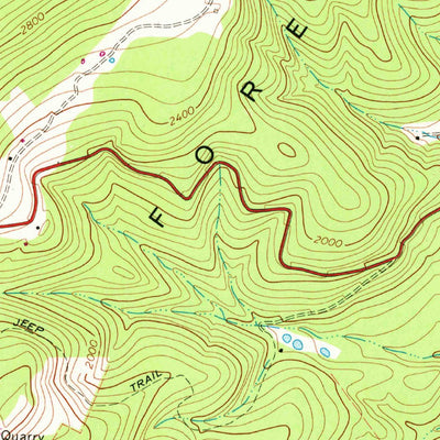 United States Geological Survey Antioch, WV (1967, 24000-Scale) digital map