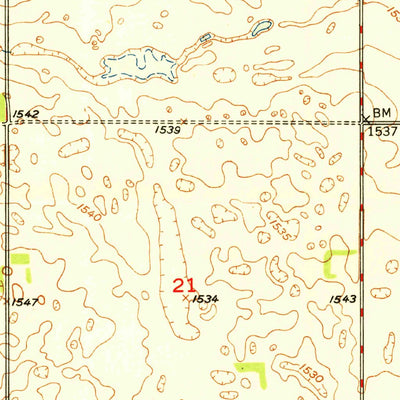 United States Geological Survey Antler, ND (1950, 24000-Scale) digital map