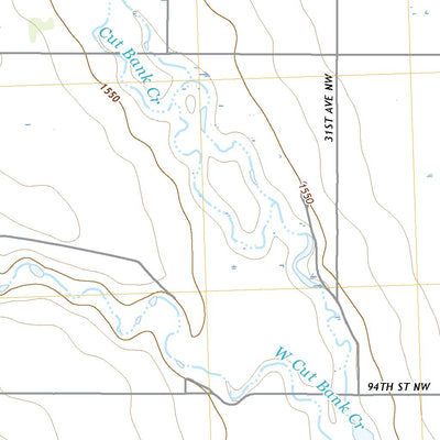 United States Geological Survey Antler SW, ND (2020, 24000-Scale) digital map