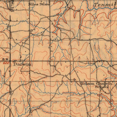 United States Geological Survey Antlers, OK (1912, 125000-Scale) digital map