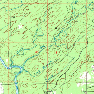 United States Geological Survey Antlers, OK (1985, 100000-Scale) digital map