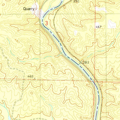 United States Geological Survey Antoine, AR (1975, 24000-Scale) digital map