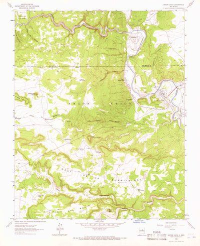 United States Geological Survey Anton Chico, NM (1963, 24000-Scale) digital map