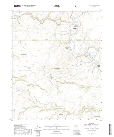 United States Geological Survey Anton Chico, NM (2023, 24000-Scale) digital map