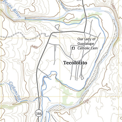 United States Geological Survey Anton Chico, NM (2023, 24000-Scale) digital map