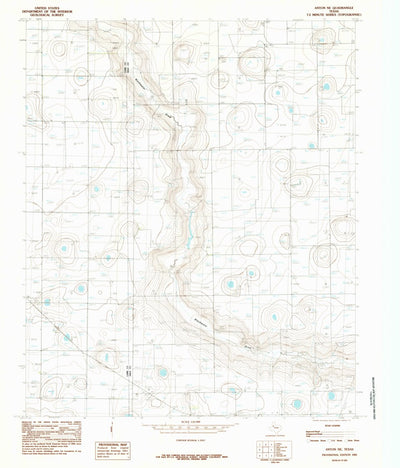 United States Geological Survey Anton NE, TX (1985, 24000-Scale) digital map