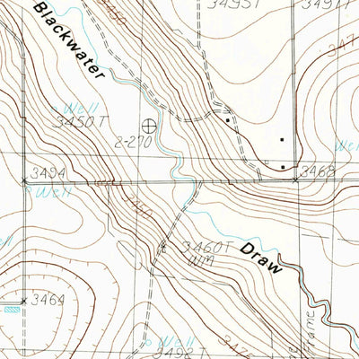United States Geological Survey Anton NE, TX (1985, 24000-Scale) digital map