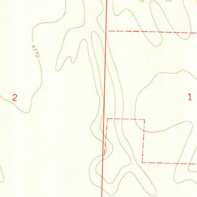 United States Geological Survey Anton SE, CO (1977, 24000-Scale) digital map