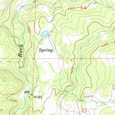 United States Geological Survey Antone, OR (1966, 24000-Scale) digital map