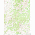 United States Geological Survey Antone Peak, MT (1968, 24000-Scale) digital map