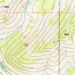 United States Geological Survey Antone Peak, MT (1997, 24000-Scale) digital map
