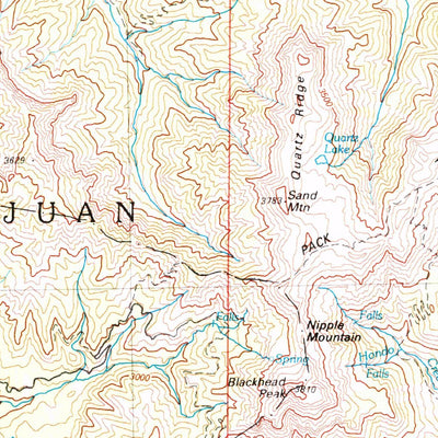 United States Geological Survey Antonito, CO-NM (1985, 100000-Scale) digital map