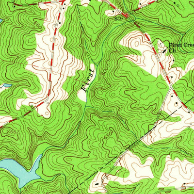 United States Geological Survey Antreville, SC (1964, 24000-Scale) digital map