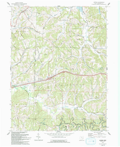 United States Geological Survey Antrim, OH (1993, 24000-Scale) digital map