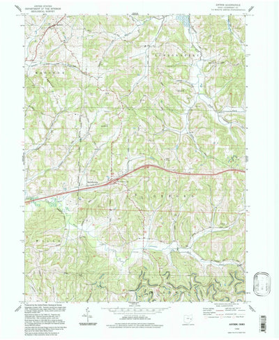 United States Geological Survey Antrim, OH (1994, 24000-Scale) digital map
