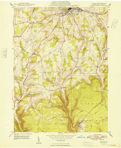 United States Geological Survey Antrim, PA (1948, 24000-Scale) digital map
