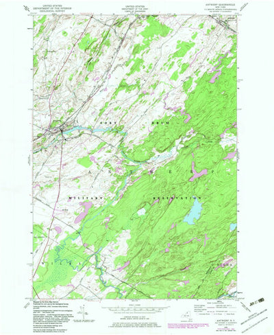 United States Geological Survey Antwerp, NY (1949, 24000-Scale) digital map