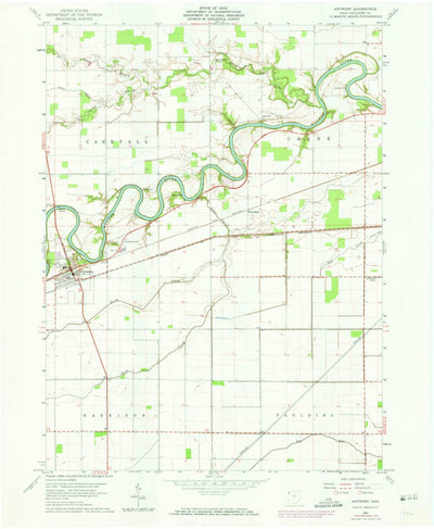 United States Geological Survey Antwerp, OH (1960, 24000-Scale) digital map