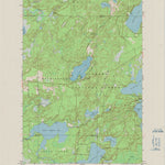 United States Geological Survey Anvil Lake, WI (1970, 24000-Scale) digital map
