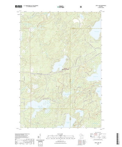 United States Geological Survey Anvil Lake, WI (2022, 24000-Scale) digital map