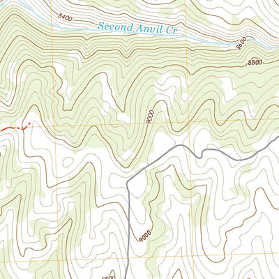 United States Geological Survey Anvil Points, CO (2022, 24000-Scale) digital map