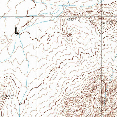 United States Geological Survey Anvil Spring Canyon West, CA (1985, 24000-Scale) digital map