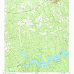United States Geological Survey Aonia, GA (1972, 24000-Scale) digital map