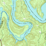 United States Geological Survey Aonia, GA (1972, 24000-Scale) digital map