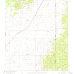 United States Geological Survey Apache, AZ-NM (1958, 62500-Scale) digital map
