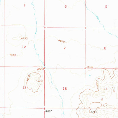United States Geological Survey Apache, AZ-NM (1958, 62500-Scale) digital map