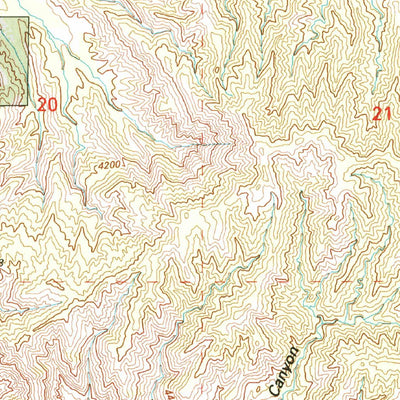 United States Geological Survey Apache Canyon, CA (1995, 24000-Scale) digital map