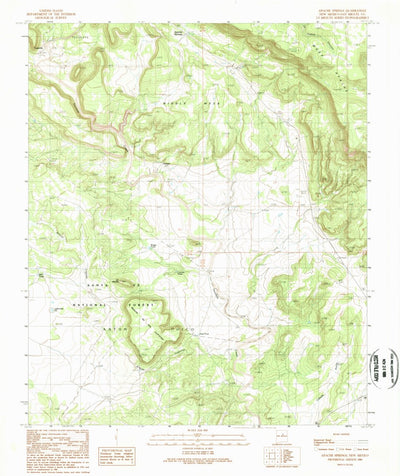 United States Geological Survey Apache Gap, NM (1989, 24000-Scale) digital map