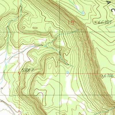United States Geological Survey Apache Gap, NM (1989, 24000-Scale) digital map