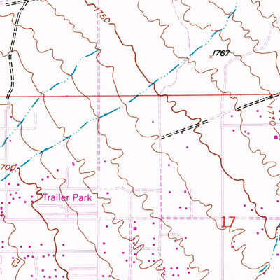 United States Geological Survey Apache Junction, AZ (1956, 24000-Scale) digital map