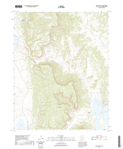 United States Geological Survey Apache Mesa, NM (2020, 24000-Scale) digital map