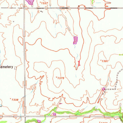 United States Geological Survey Apache, OK (1956, 24000-Scale) digital map