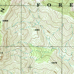United States Geological Survey Apache Peak, AZ (1996, 24000-Scale) digital map