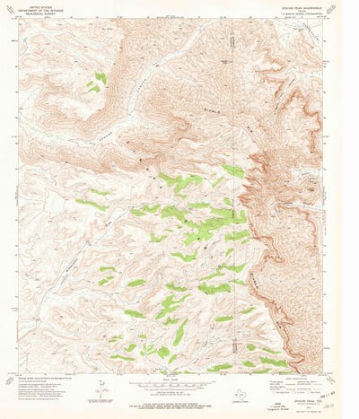 United States Geological Survey Apache Peak, TX (1973, 24000-Scale) digital map