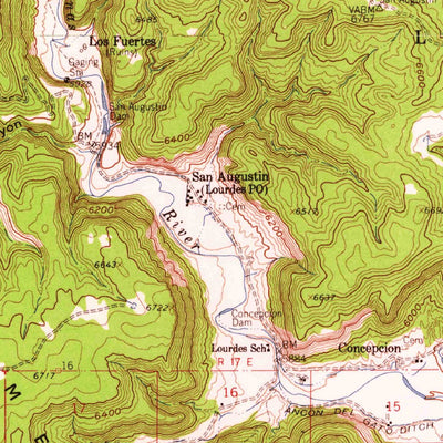 United States Geological Survey Apache Springs, NM (1960, 62500-Scale) digital map