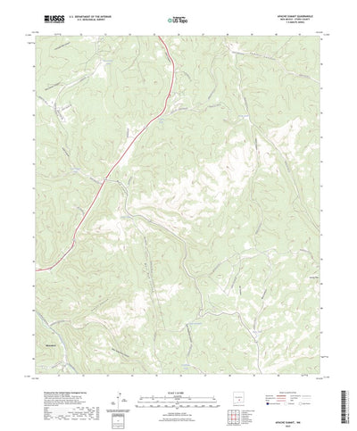 United States Geological Survey Apache Summit, NM (2023, 24000-Scale) digital map