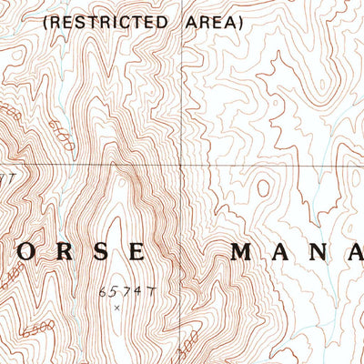 United States Geological Survey Apache Tear Canyon, NV (1988, 24000-Scale) digital map