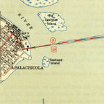 United States Geological Survey Apalachicola, FL (1943, 31680-Scale) digital map
