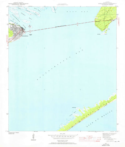 United States Geological Survey Apalachicola, FL (1944, 24000-Scale) digital map
