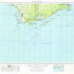 United States Geological Survey Apalachicola, FL (1957, 250000-Scale) digital map