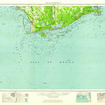 United States Geological Survey Apalachicola, FL (1960, 250000-Scale) digital map