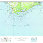 United States Geological Survey Apalachicola, FL (1967, 250000-Scale) digital map