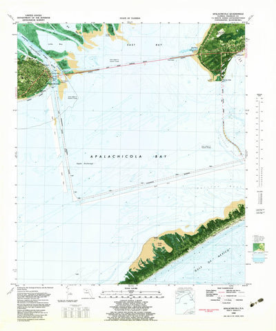 United States Geological Survey Apalachicola, FL (1982, 24000-Scale) digital map