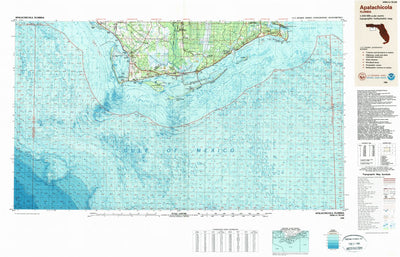United States Geological Survey Apalachicola, FL (1988, 250000-Scale) digital map