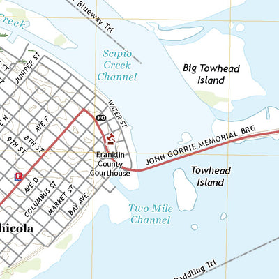 United States Geological Survey Apalachicola, FL (2021, 24000-Scale) digital map