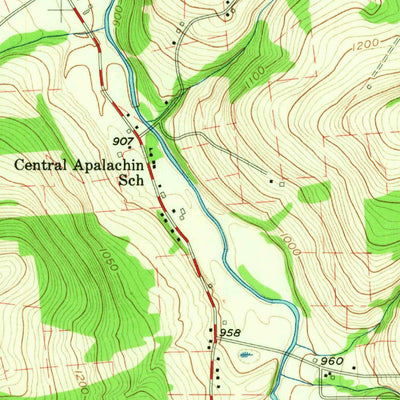 United States Geological Survey Apalachin, NY (1956, 24000-Scale) digital map